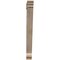 Ekena Millwork Traditional Traditional Smooth Bracket, Douglas Fir, 3 1/2"W x 28"D x 36"H BKT04X28X36TRA01SDF - alternate 3